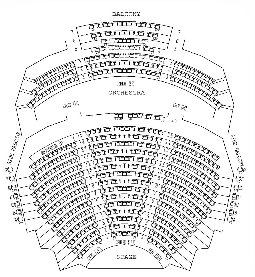 Vancouver Playhouse Seating Chart